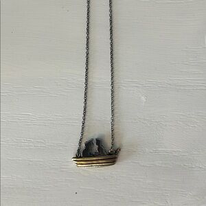 The Little Mermaid Boat Pendant Necklace